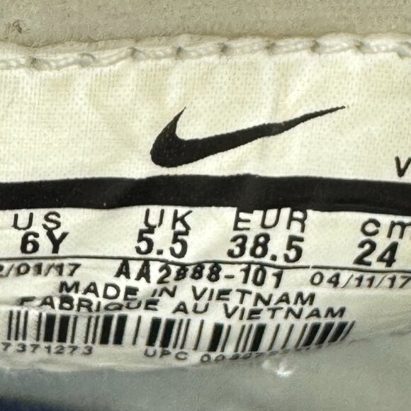 Nike Air Shake Ndestrukt GS 'White Navy' - Picture 9 of 10